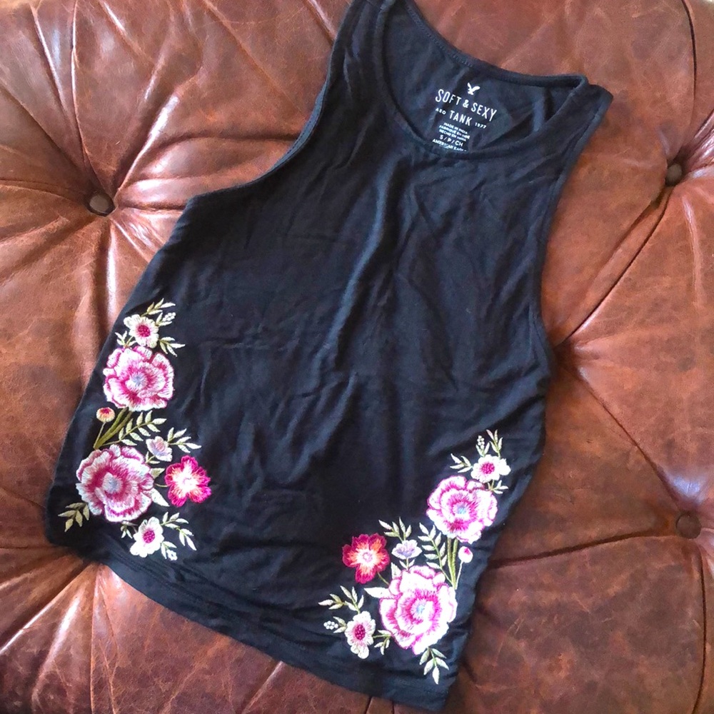 AEO Embroidered Tank